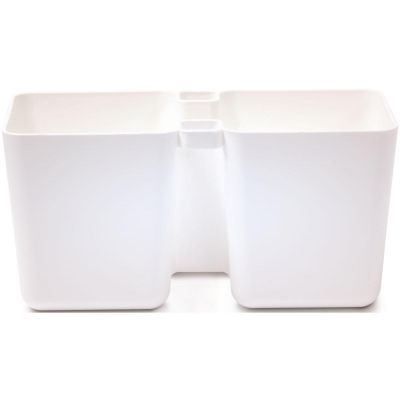 4. TWINS CUBE HERB POT WITH SCISSORS WHITE