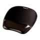 2. Fellowes CRYSTAL Gel Mouse Pad and Wrist Rest Black