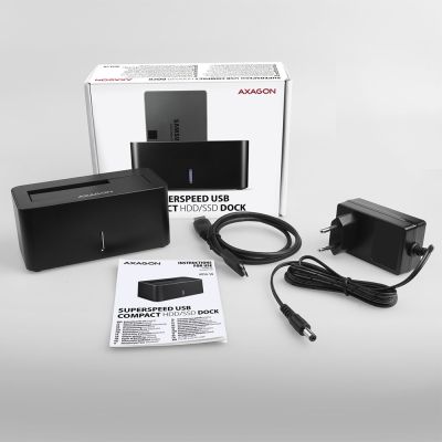14. Axagon ADSA-SN hard drive docking station, USB 3.2 Gen 1 (3.1 Gen 1) Type-A, Black