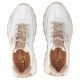 6. Leather platform sneakers, white, Filippo DP7498