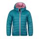 Ultralight transitional jacket for girls Trollkids Girls Eikefjord Jacket teal/mauve (464-334)