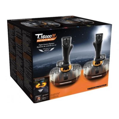 2. Thrustmaster T.16000M FCS SPACE SIM DUO Black, Orange USB Joystick Analog/Digital PC