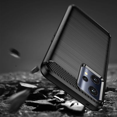 9. Carbon Case Flexible Cover Realme 9 Pro black