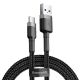 2. BASEUS USB CABLE TO USB-C CAFULE 3A 1M GREY-BLACK