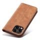 12. Magnet Fancy Case Case for iPhone 13 Pro Max Pouch Card Wallet Card Holder Brown