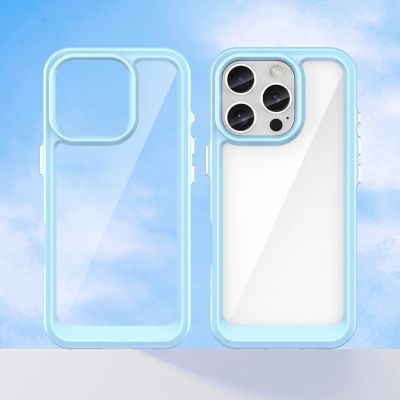 8. Outer Space Case with Gel Frame for iPhone 16 Pro - Blue