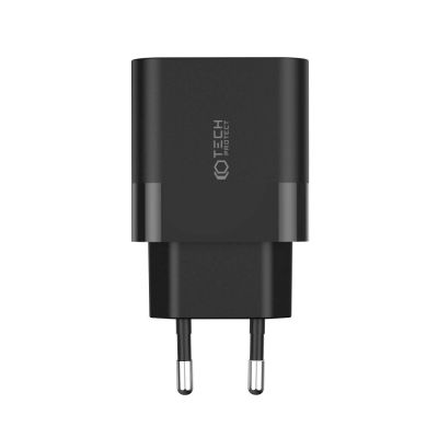 3. Tech-Protect C20W charger 2x USB-C PD 20W - black