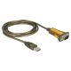 DeLOCK 65840 Parallel Cable Black, Yellow 1.5 m USB Type-A DB-9