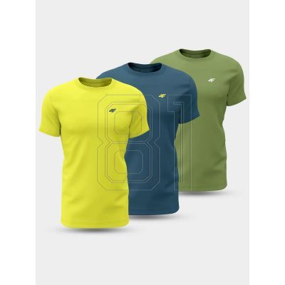 T-shirts 4F M 4FWSS24TTSHM1896-90S 3PAK
