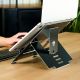 5. Riser Flexible Laptop Stand – adjustable – black – Black – 25.4 cm (10 inches) – 55.9 cm (22 inches) – aluminium – 5 kg – 135–220 mm