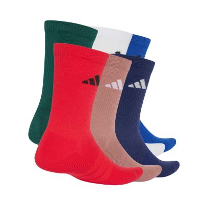 2. Adidas Cushioned Crew Socks 6 Pairs Colorful KY1904