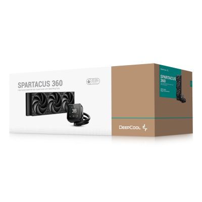 9. DeepCool Spartacus 360 Processor Liquid Cooling Kit 12cm Black