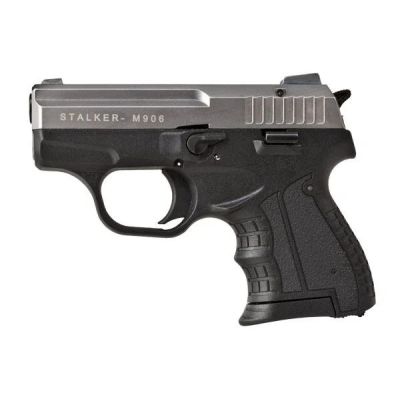 8. STALKER M906 BAS Alarm and Signal Pistol, Cal. .22 Long Blank (6 mm) Titanium