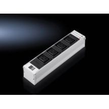 Rittal DK 7856.230 4-way power socket splitter Internal Black, Grey