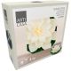 4. SOLAR LAMP WATER LILY 18CM WHITE