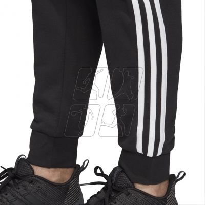 3. Adidas Essentials 3 Stripes Tapered Pant FT Cuffed M DU0468 pants