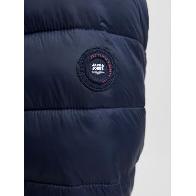 4. Jack&Jones men's down jacket JJEBRADLEY LIGHT PUFFER COLLAR NOOS 12280971 SKY CAPTIN