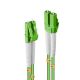 Lindy 46313 InfiniBand/Fiber Optic Cable 5m 2xLC Green