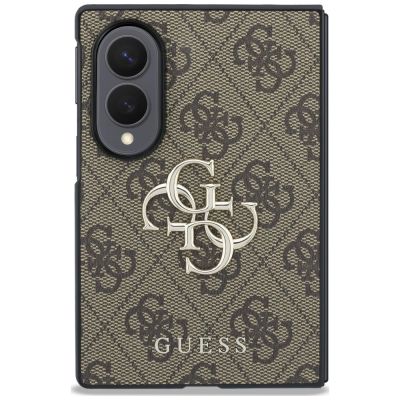 2. Guess Big 4G Logo Case for Samsung Galaxy Z Fold 8 - Brown