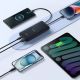 10. Baseus Lipow 10000mAh 22.5W Powerbank with Dual Built-in Cable with Display (with additional black Baseus Simple USB-A - USB-C 3A 0.2m cable) - Black