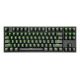 4. GENESIS THOR 404 TKL US GAMING KEYBOARD RGB BACKLIGHT MECHANICAL BLACK KAILH BOX BROWN