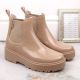 3. Galoshes lacquered on the Big Star W INT1918B platform, beige