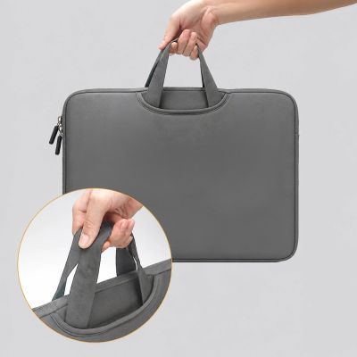 6. Wozinsky WNT-15G 15.6" Laptop Bag with Retractable Neoprene Handle - Gray