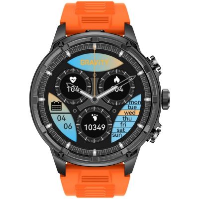 7. Smartwatch Gravity Black Strap + Bracelet GT41-4