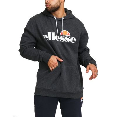 2. Ellesse Men's Hooded Sweatshirt Gray Sl Gottero Oh Hoody SHC07407106
