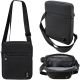 PU Shoulder Bag P8312-0, Black, SEMI LINE