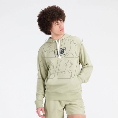 5. New Balance Essentials Hoodie M MT33508FUG