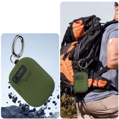 10. Tech-Protect Slim Hook Case for AirPods Pro 3 - Green
