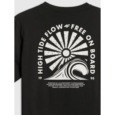 5. Men's relaxed T-shirt with print 4F 4FRSS26TTSHM4296-20S