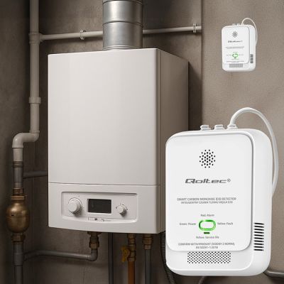 2. QOLTEC CARBON MONOXIDE SENSOR | CO DETECTOR | 85DB LED ALARM