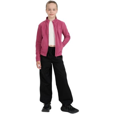 8. Fleece for girls 4F F346 dark purple 4FJWAW25TFLEF346 50S