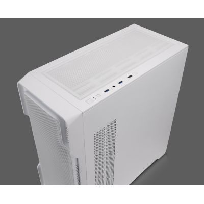 6. Nanoxia DS-9ARGB-W Midi Tower Computer Security & Mounts White