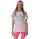 T-shirt for girls 4F F2938 white 4FJWSS26TTSHF2938 10S
