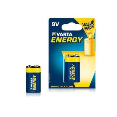 2. VARTA Energy 9V 6LR61 alkaline battery (x 1)