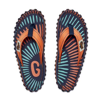 Gumbies unisex flip-flops ISLANDER FLIP-FLOP TANGERINE BURST