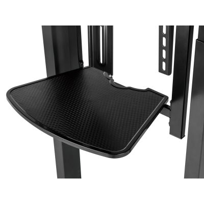 5. Equip Floor Stand Holder 55-100"/1TFT 120kg 1Shelf Solid Retail (650633)