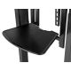 5. Equip Floor Stand Holder 55-100"/1TFT 120kg 1Shelf Solid Retail (650633)