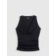 8. Women's slim top with gathers 4F 4FRSS26TSLEF321-20S