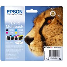 Epson Multipack 4-color T0715 DURABrite Ultra Ink