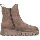 2. Comfortable beige women’s wedge ankle boots Rieker Z8960-25