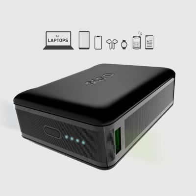 4. Powerbank SBS 20000mAh 65W PD AFC USB-C USB-A for laptop, tablet, smartphone - black