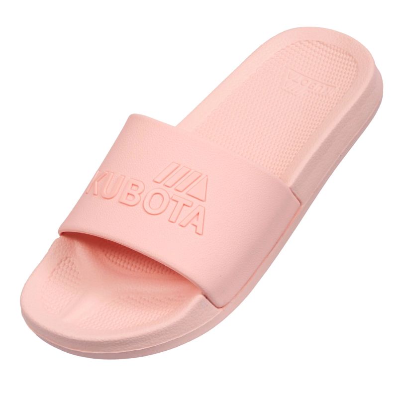 Basic plain powder pink pool flip-flops KUBKBB-SS24-02-08