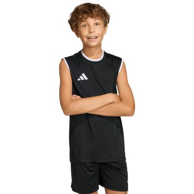 5. adidas Entrada 26 Sleeveless Jersey Kids' Black KB3933