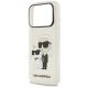 6. Karl Lagerfeld IML NFT Glitter Karl&Choupette Case for iPhone 18 Pro Max / 17 Pro Max - Transparent