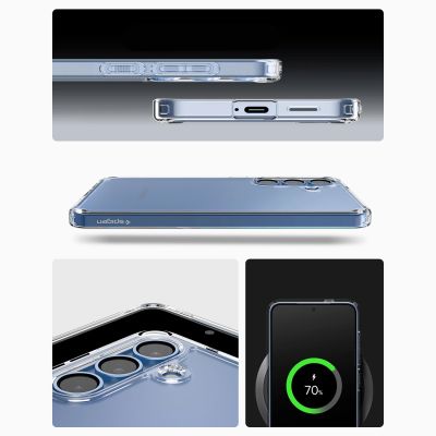4. Spigen Ultra Hybrid Case for Samsung Galaxy S25+ - Transparent