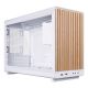 6. Lian Li DAN A3-mATX Wood Edition PC Case, Tempered Glass, Micro-ATX - Beech, White